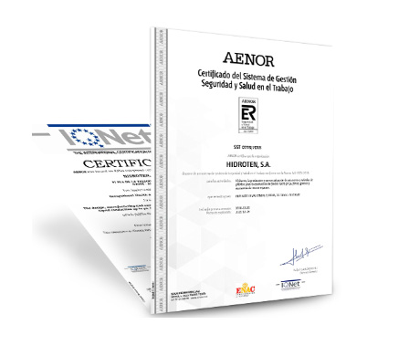 We achieve ISO 45001 certification, the new standard for Occupational Health and Safety Management Systems.