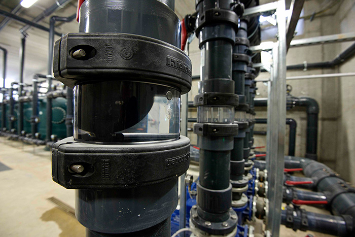 FILTRATION SYSTEM. Terme di Guinone, Italy